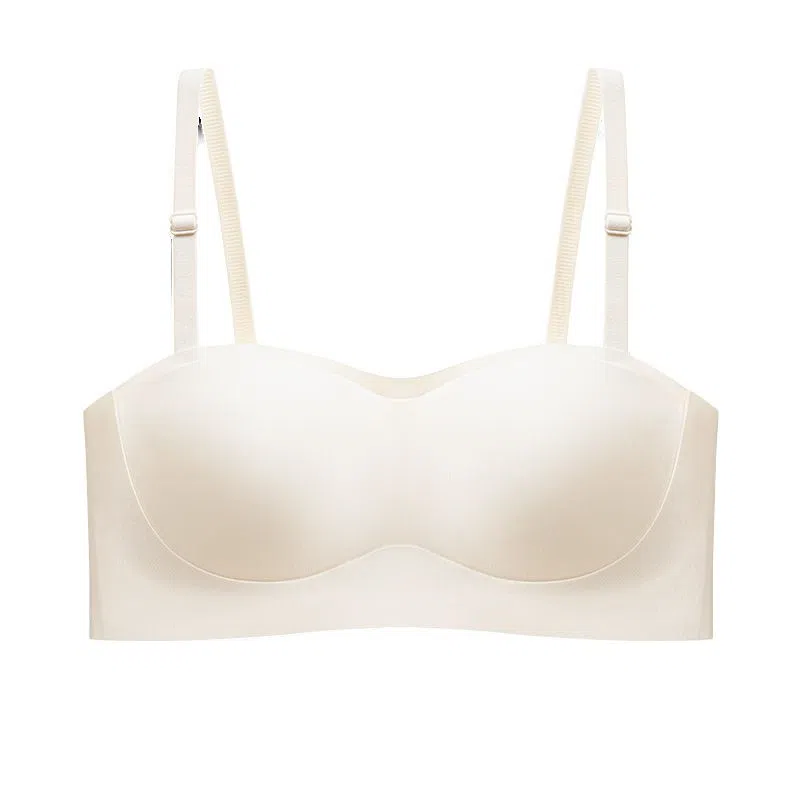 欧迪芬 聚拢上托防外扩稳固无肩带防滑前交叉扣防汗不掉婚纱礼服吊带专用抹胸裹胸夏季文胸 女款