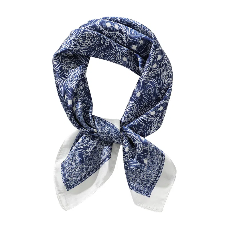 俞兆林 复古时髦腰果百搭小方巾系脖围巾发带包头绑发绑包小领巾腰带配饰高级感 丝巾 女款