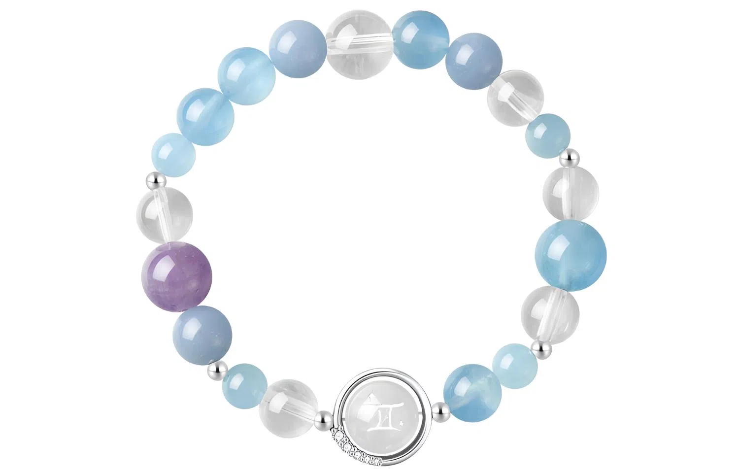 【招财转运】 石头记 十二星座 做个富婆暴学业事业上岸情绪稳定净化负能量新中式国潮风设计款#好运天然 多色水晶 手串 男女同款情侣款