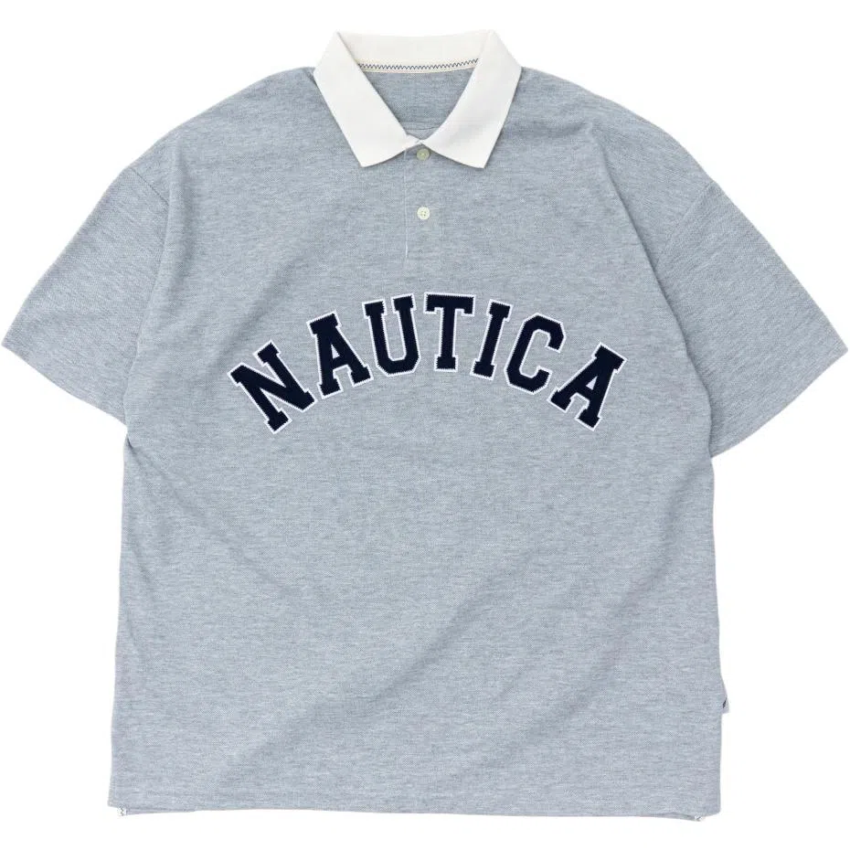 nautica white sail Polo
