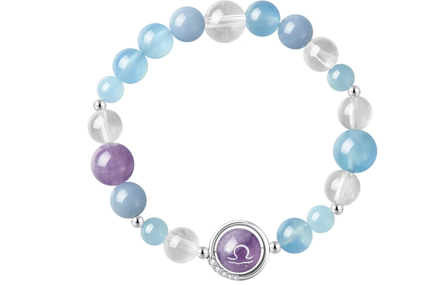 【招财转运】 石头记 十二星座 做个富婆暴学业事业上岸情绪稳定净化负能量新中式国潮风设计款#好运天然 多色水晶 手串 男女同款情侣款