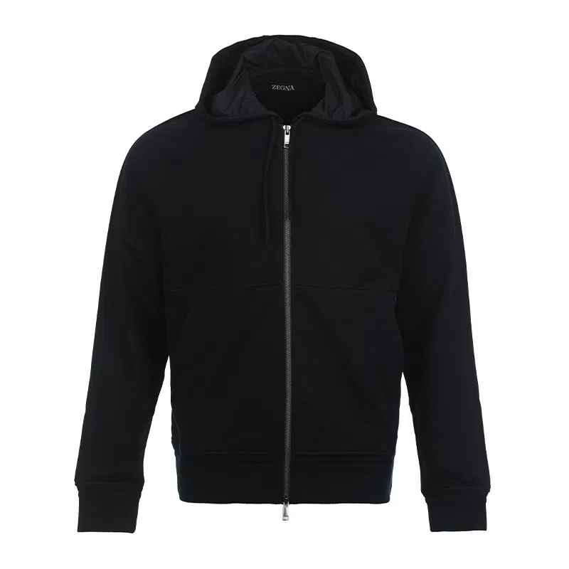 Zegna SS25 Hoodie Navy
