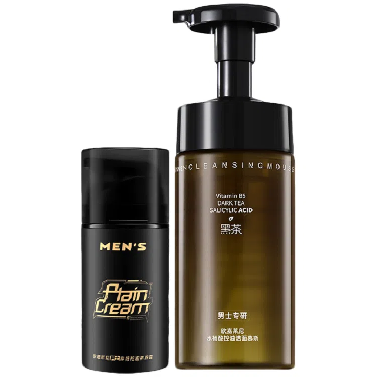 欧嘉莱尼 男士洁面慕斯控油深层清洁毛孔去黑头补水保湿洗面奶大容量 清爽