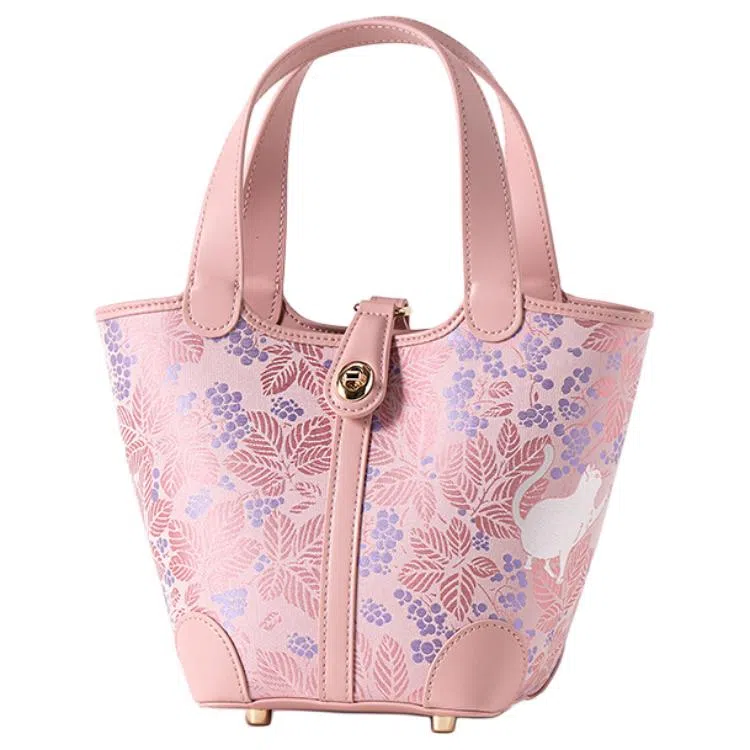 上海故事 刺绣绣花图案 桑蚕丝 手提包 女款 多色