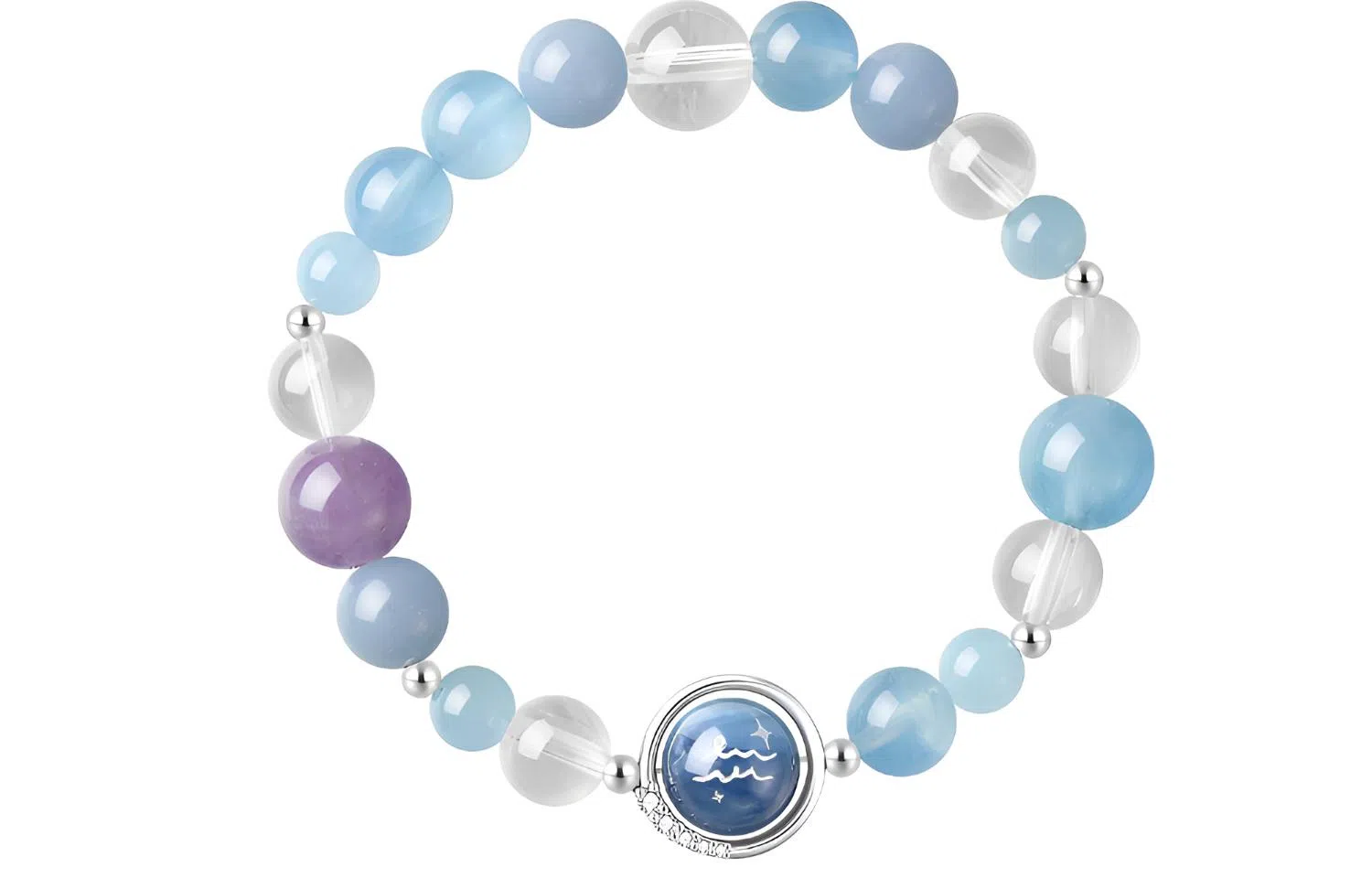 【招财转运】 石头记 十二星座 做个富婆暴学业事业上岸情绪稳定净化负能量新中式国潮风设计款#好运天然 多色水晶 手串 男女同款情侣款