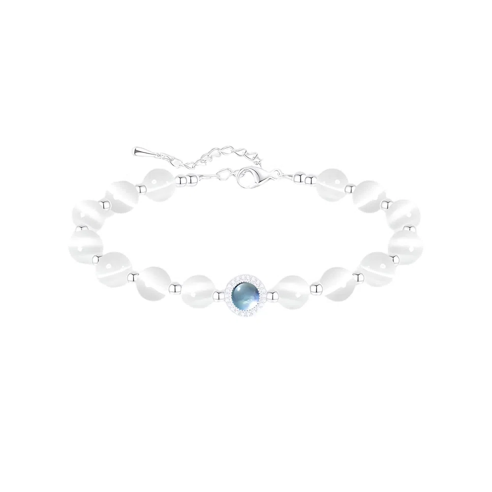 希遇 海韵幻境 精致高级 新中式国潮 轻奢温柔大方小众设计 琉璃 手链 男女同款情侣款