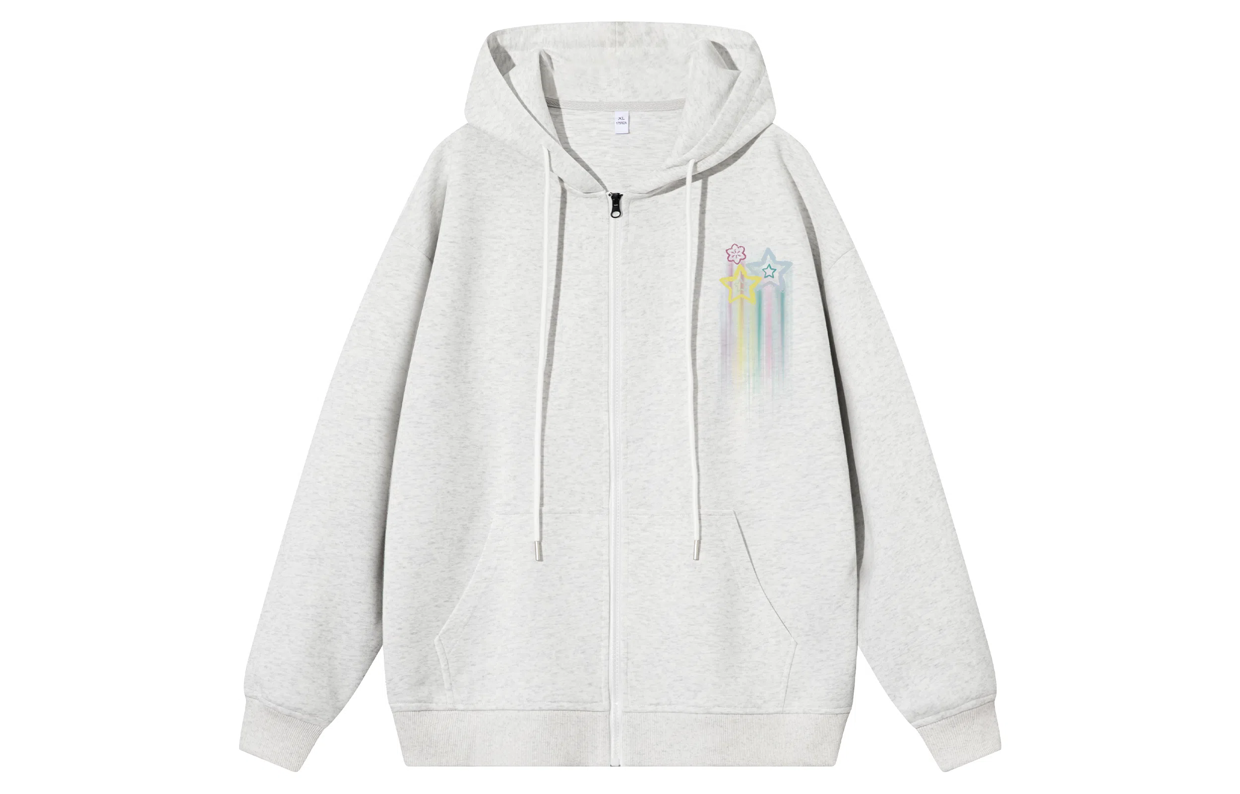 王者荣耀 多彩流星卡通头像星星花卉蝴蝶英文美式高街涂鸦落肩款宽松舒适透气痞帅青少年无性别百搭时尚潮流开衫卫衣 英雄系列款 男女同款