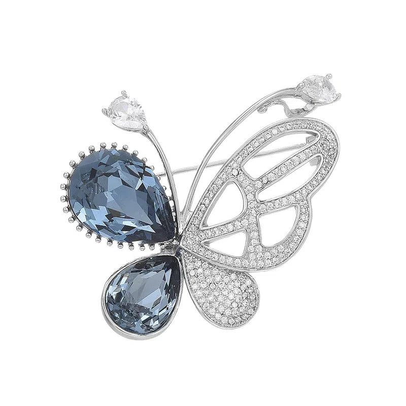 Violet Butterfly Brooch