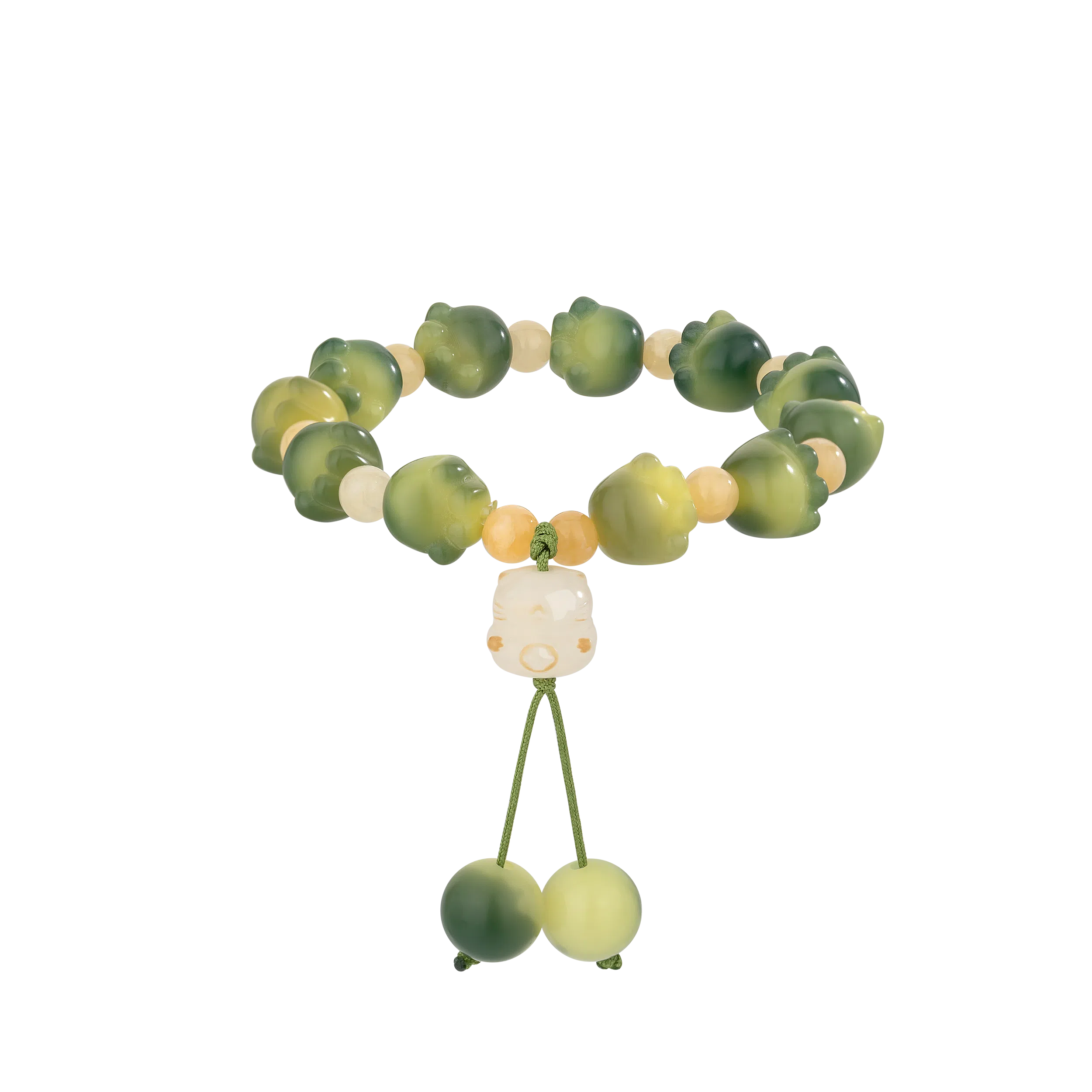 色菲尔 猫爪盘玩串珠绕指柔文玩佛珠盘珠 菩提根 手串 男女同款情侣款