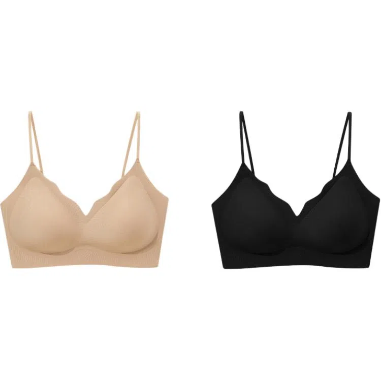 欧迪芬 薄款大胸显小软支撑文胸 女款 组合装