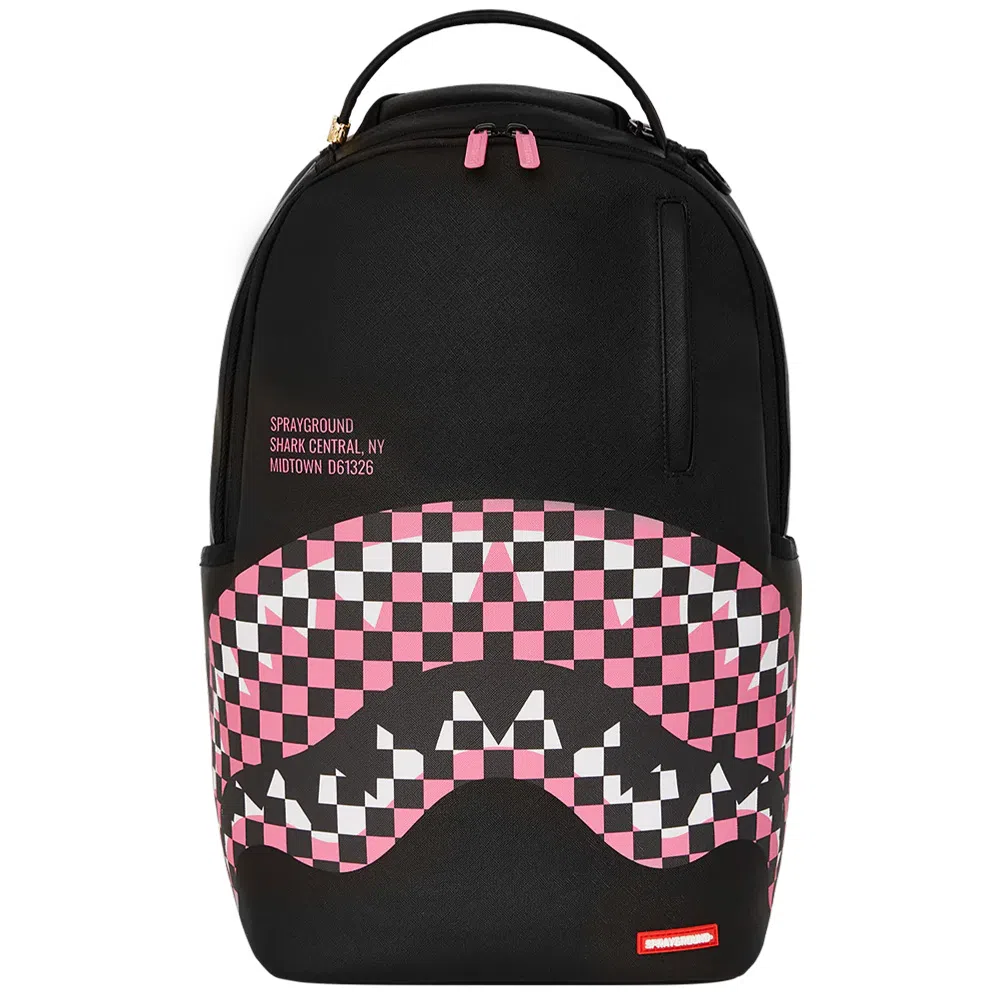 Sprayground Shark Logo Backpack Black