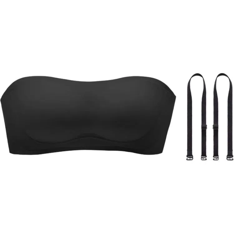 欧迪芬 无肩带防滑聚拢纯色文胸 女款