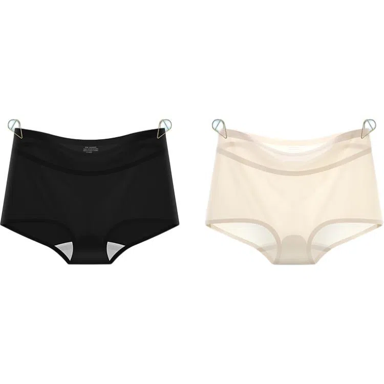 欧迪芬 冰丝超薄抗菌简约中腰内裤 女款 组合装
