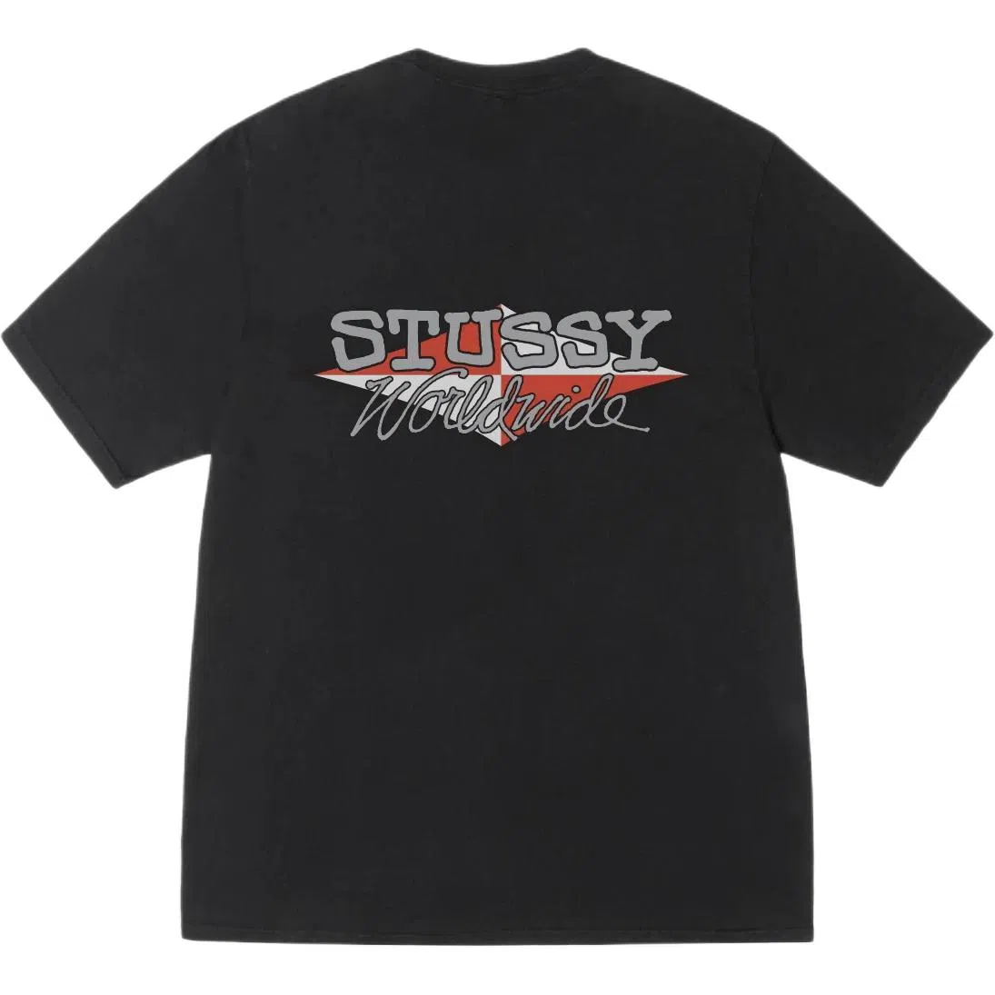 Stussy SS25 WORLDWIDE DIAMOND TEE PIGMENT DYED logoT
