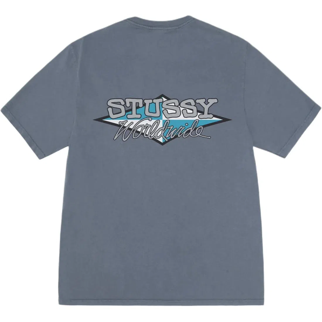 Stussy SS25 WORLDWIDE DIAMOND TEE PIGMENT DYED logoT