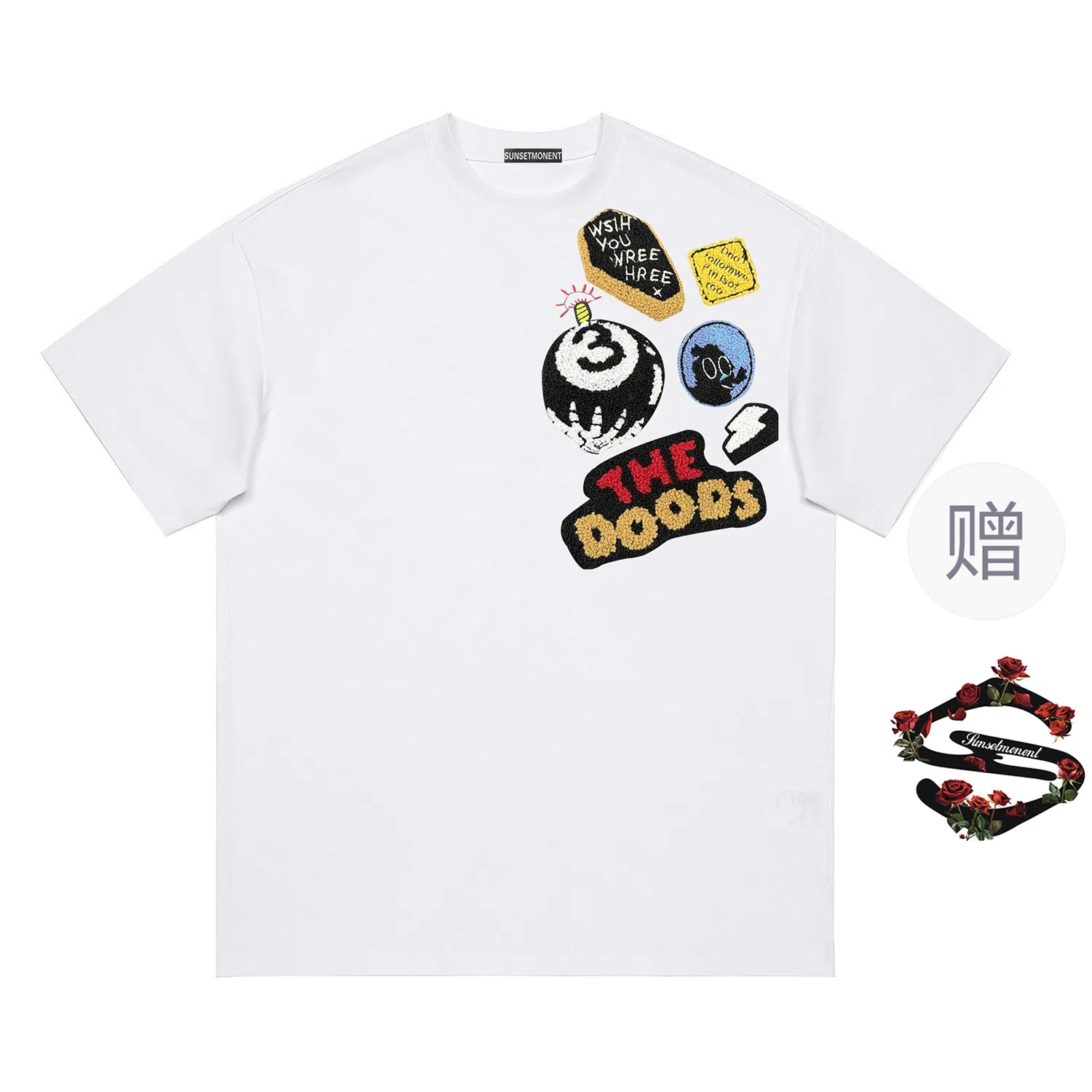 SUNSETMONENT 220LogocleanfitT