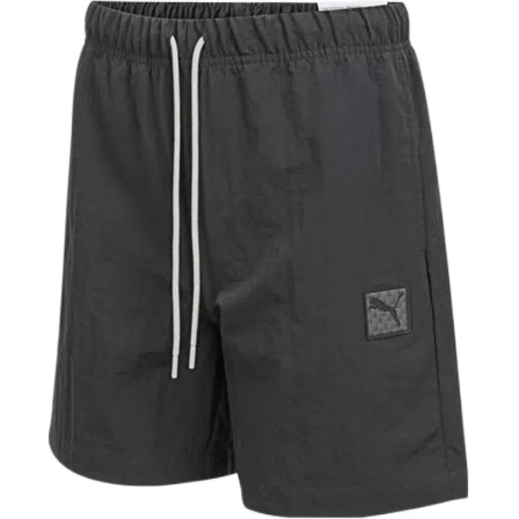 PUMA ESS Badge Woven Shorts