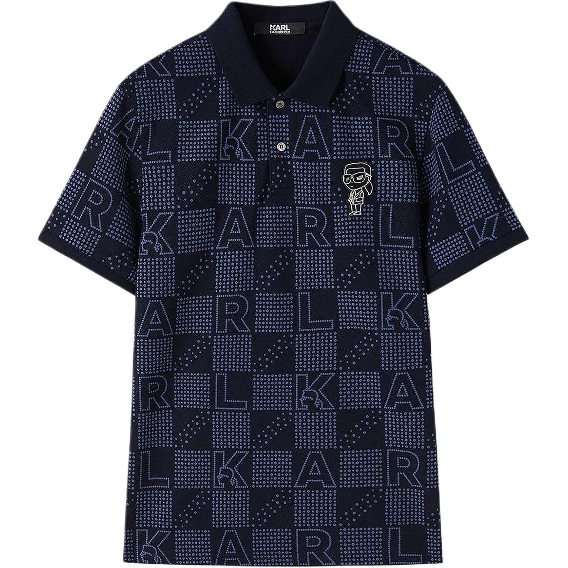 KARL LAGERFELD SS25 LogoPolo