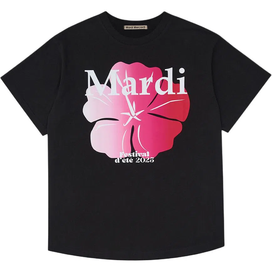 MARDI MERCREDI SS25 TSHIRT FLOWERMARDI SUMMER FESTIVAL EDITION T