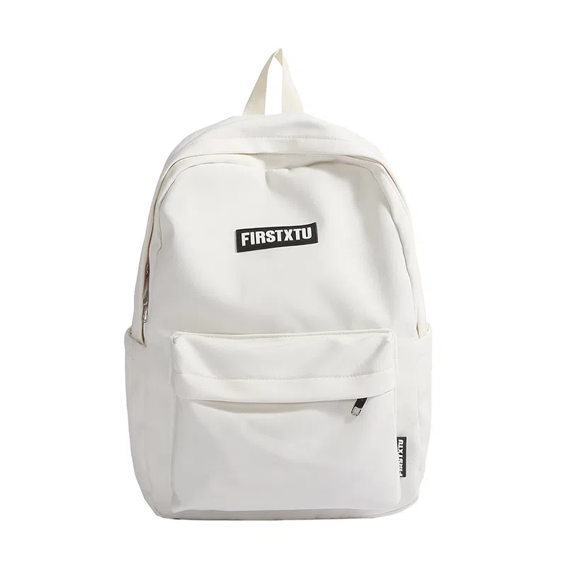 帕克熊 韩系轻便纯色 尼龙布 双肩包 男女同款情侣款 多色