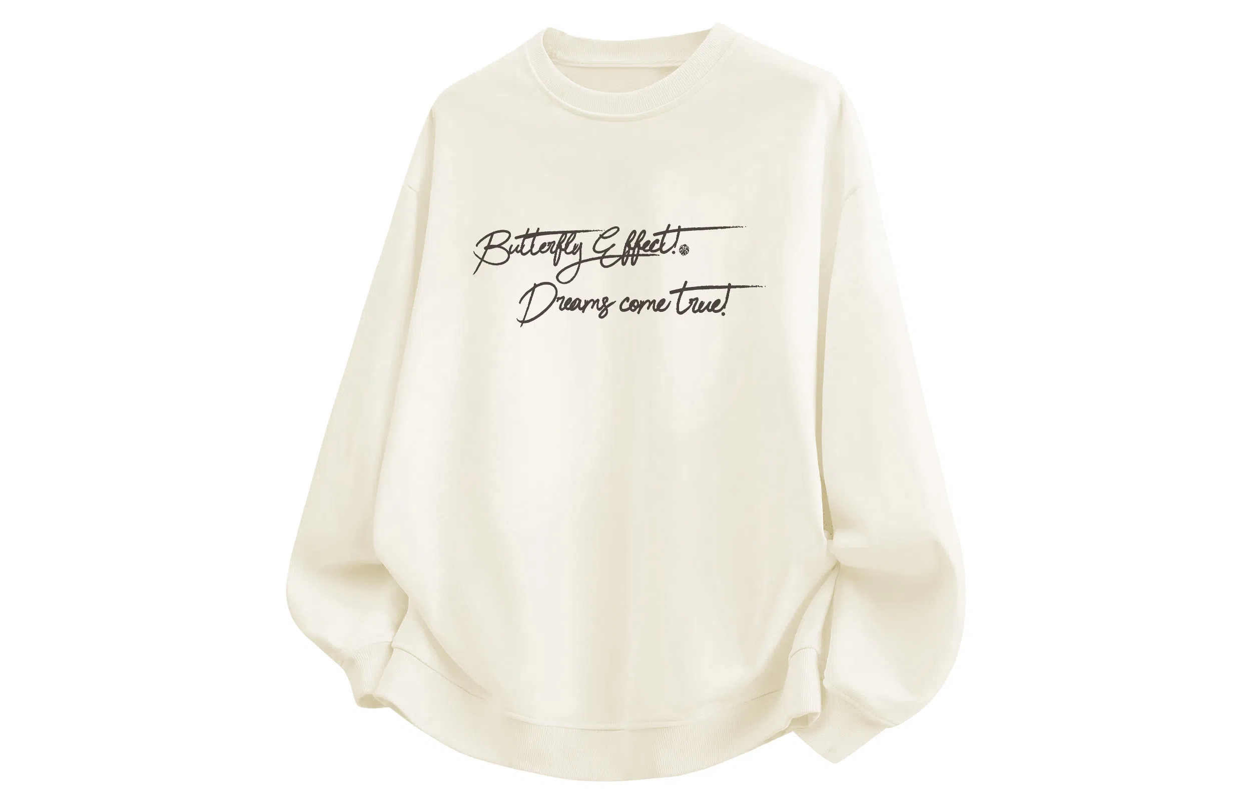 王者荣耀 英文字母英雄台词美式高街落肩款宽松舒适透气帅帅青少年无性别百搭时尚潮流圆领卫衣 标语款 男女同款