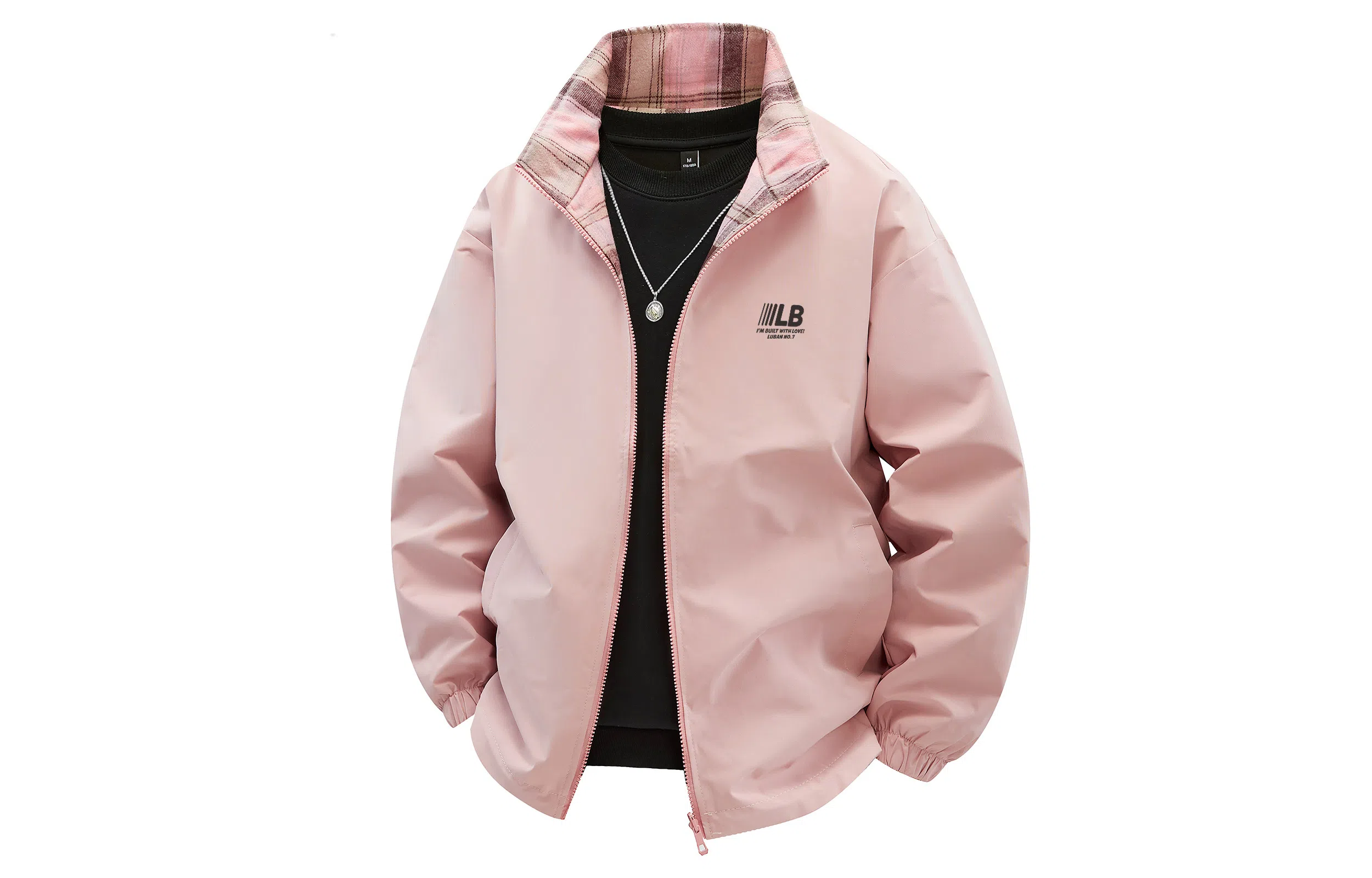 王者荣耀 美式高街两面穿外套宽松舒适痞帅青少年无性别百搭时尚潮牌夹克衫 鲁班七号款 男女同款