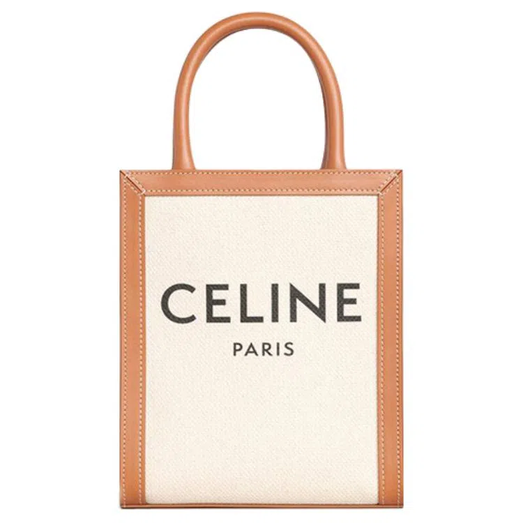 Celine Cabas Mini Beige Brown
