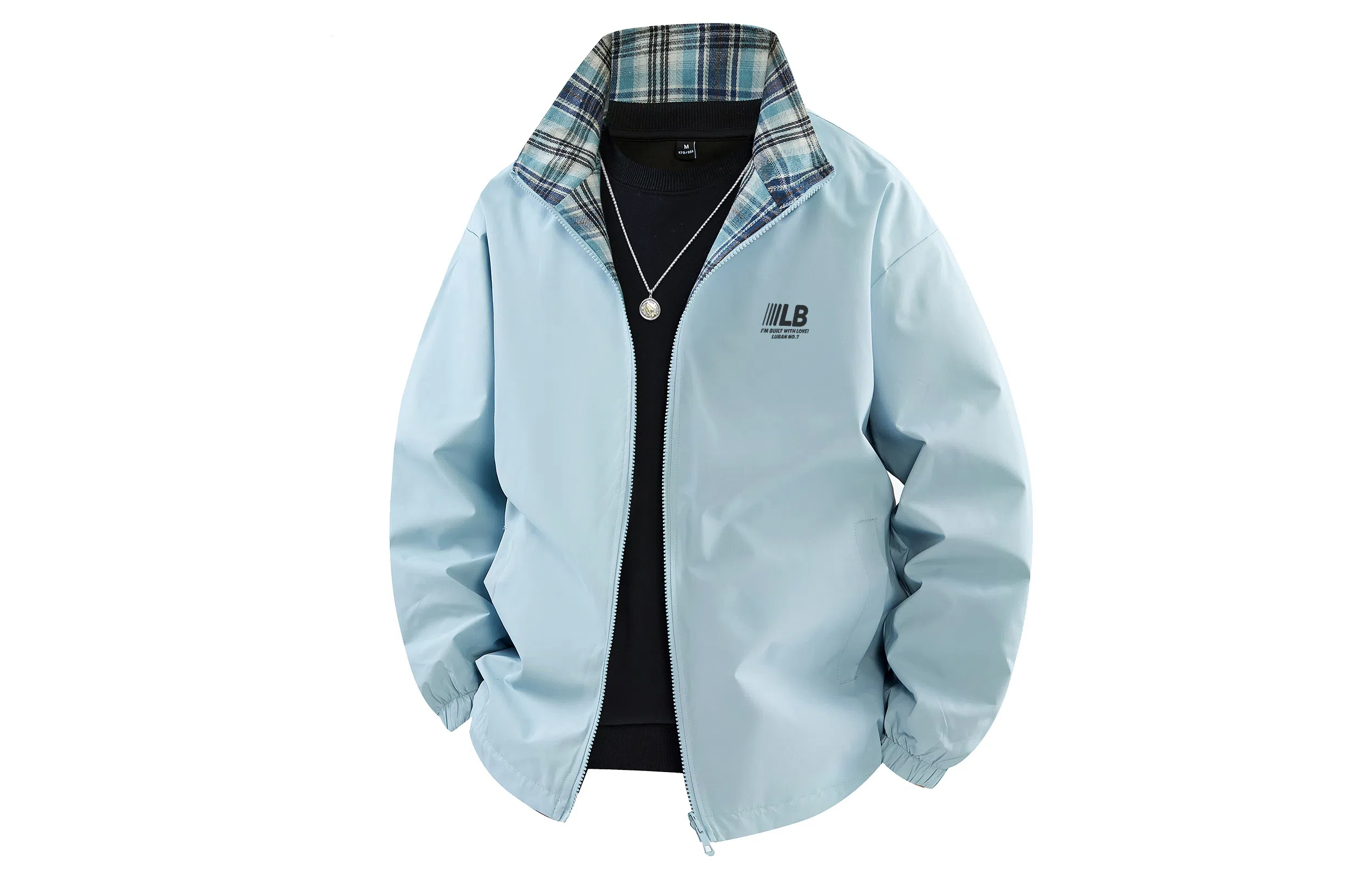 王者荣耀 美式高街两面穿外套宽松舒适痞帅青少年无性别百搭时尚潮牌夹克衫 鲁班七号款 男女同款