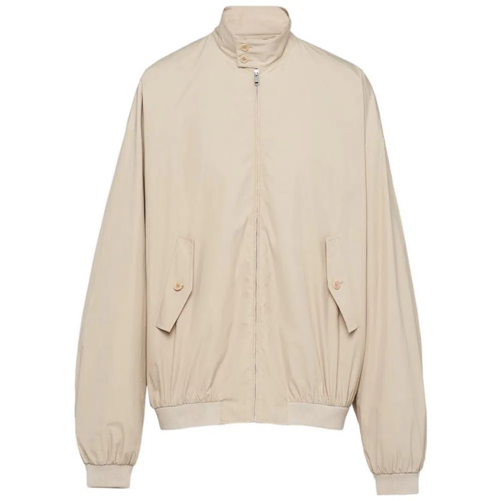 Prada SS23 Bomber Jacket Limestone