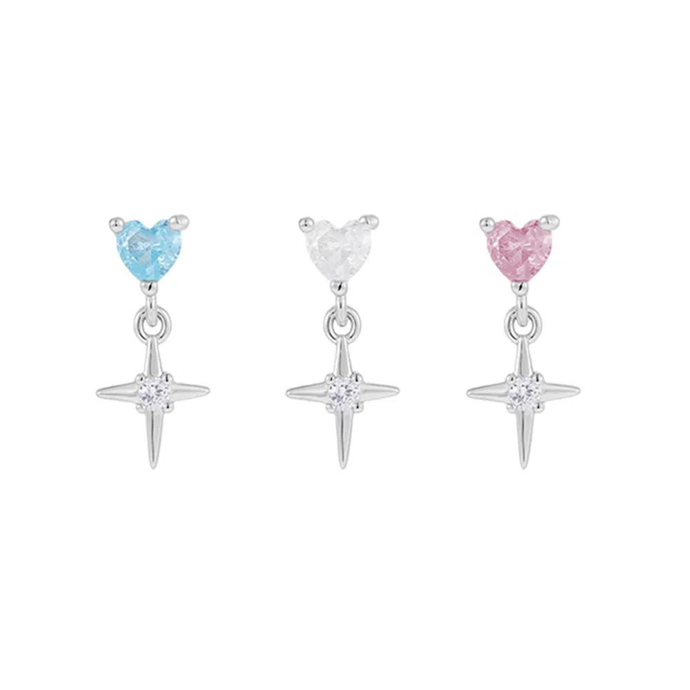 Xiyu Enamel Star Earrings