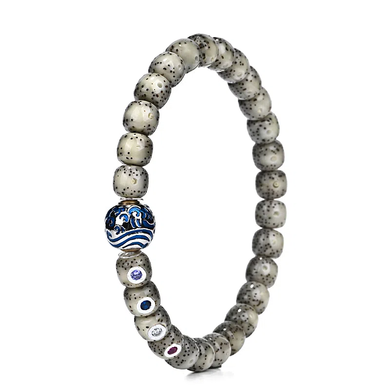 钰澜文玩 经典百搭毛感料 星月菩提 手串 男女同款情侣款