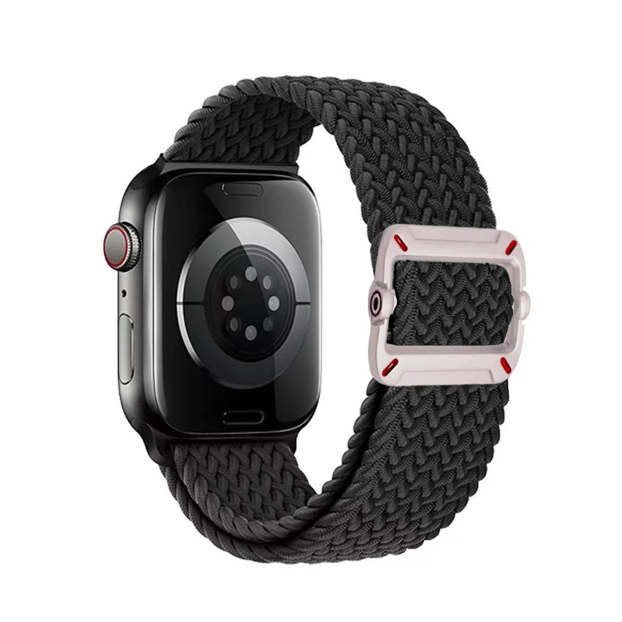 亿祈发 表带 苹果适用 尼龙材质 编织尼龙透气腕带男女通用