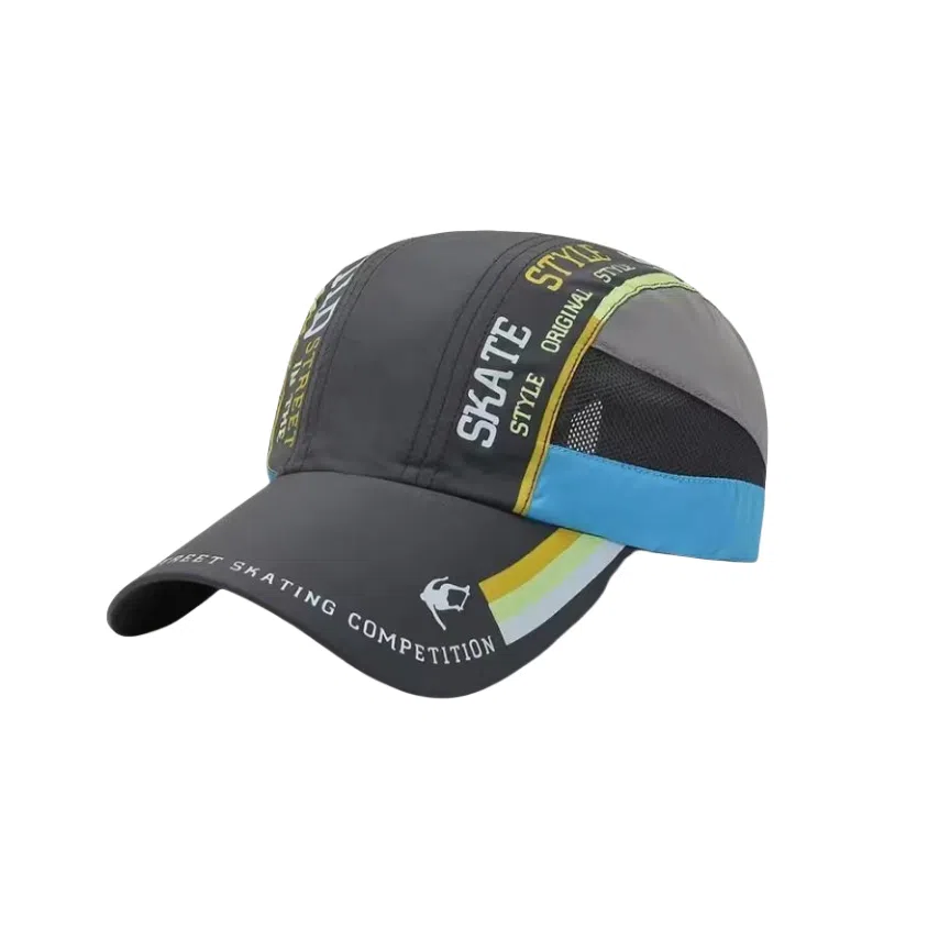 图涂丫 轻薄速干网眼透气遮阳帽户外钓鱼防晒 涤纶 鸭舌帽 男女同款情侣款