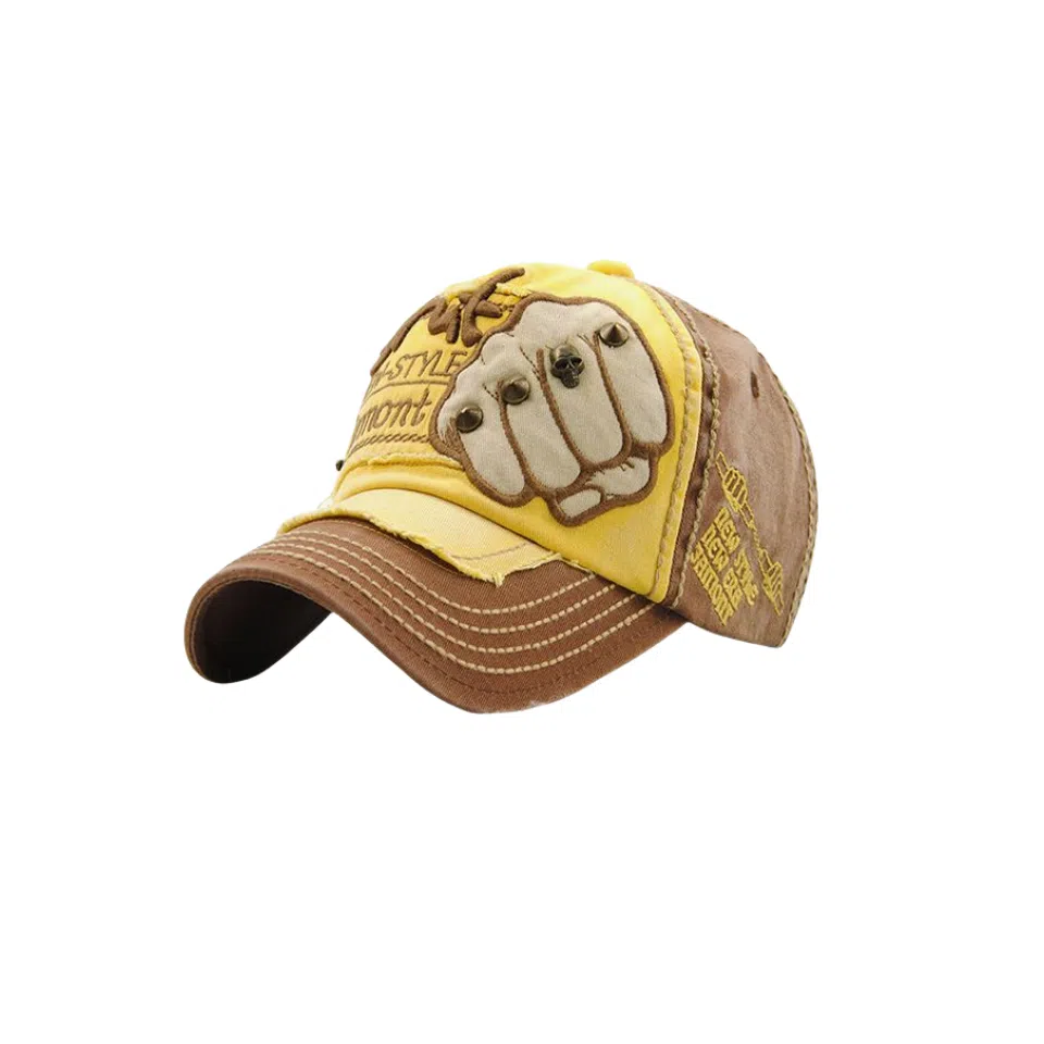 图涂丫 大头围嘻哈复古轻奢个性 涤纶 鸭舌帽 男女同款情侣款