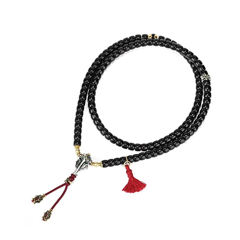 钰澜文玩 界守战甲系列「玄戈甲·镇煞将军」脖挂 盘玩转运珠佛珠 星月菩提 手串 男女同款情侣款