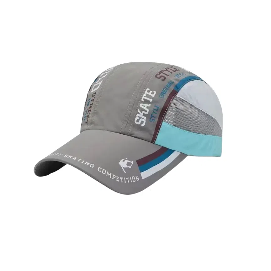 图涂丫 轻薄速干网眼透气遮阳帽户外钓鱼防晒 涤纶 鸭舌帽 男女同款情侣款