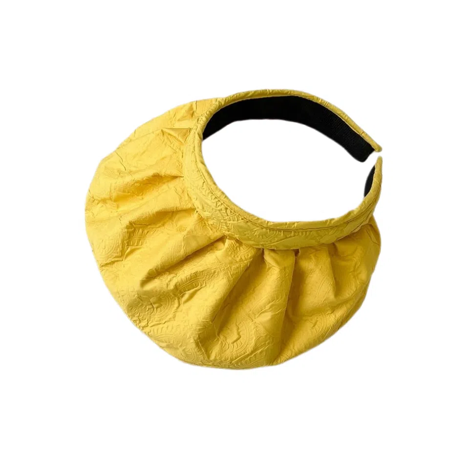 图涂丫 空顶防紫外线帽遮阳百搭时尚高颜值大檐 涤纶 防晒帽 男女同款情侣款