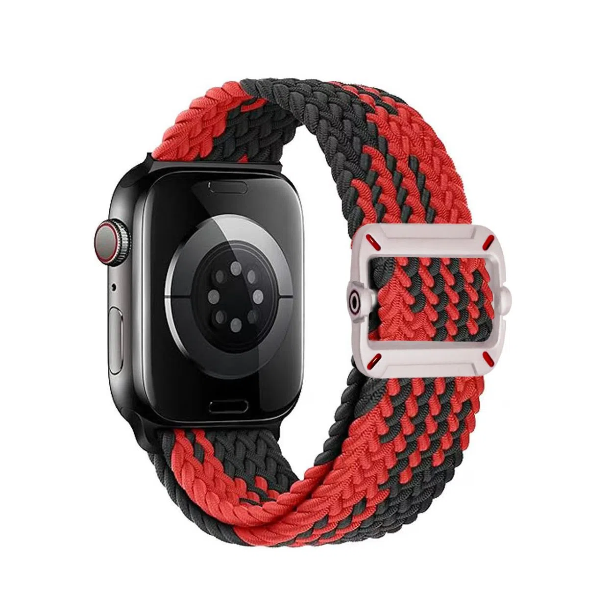 亿祈发 表带 苹果适用 尼龙材质 编织尼龙透气腕带男女通用