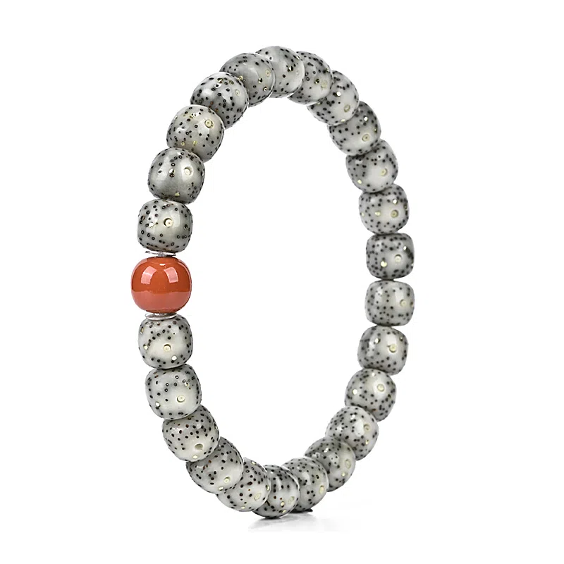 钰澜文玩 【天罡星砂】朱砂搭配款文玩佛珠转运珠 星月菩提 手串 男女同款情侣款