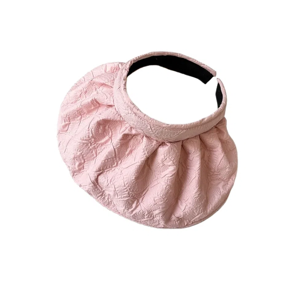 图涂丫 空顶防紫外线帽遮阳百搭时尚高颜值大檐 涤纶 防晒帽 男女同款情侣款