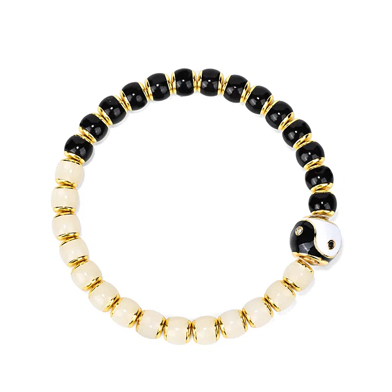 钰澜文玩 界守战甲系列-「金盾·太极璇玑」盘玩佛珠转运珠 菩提根 手串 男女同款情侣款