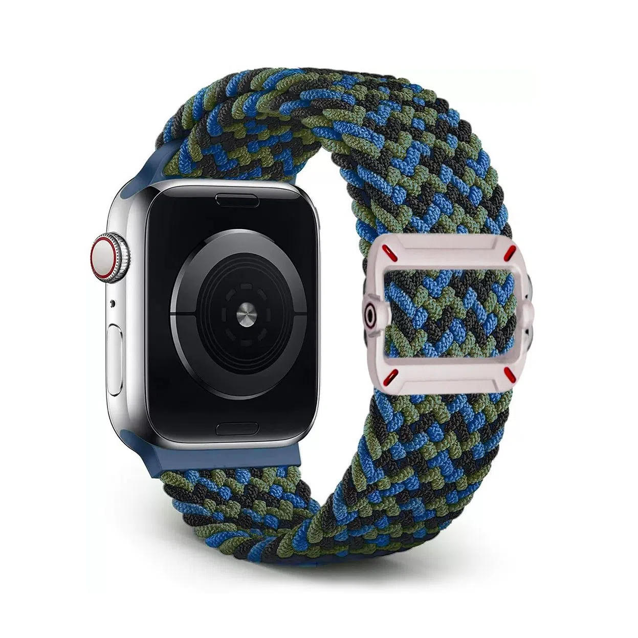 亿祈发 表带 苹果适用 尼龙材质 编织尼龙透气腕带男女通用