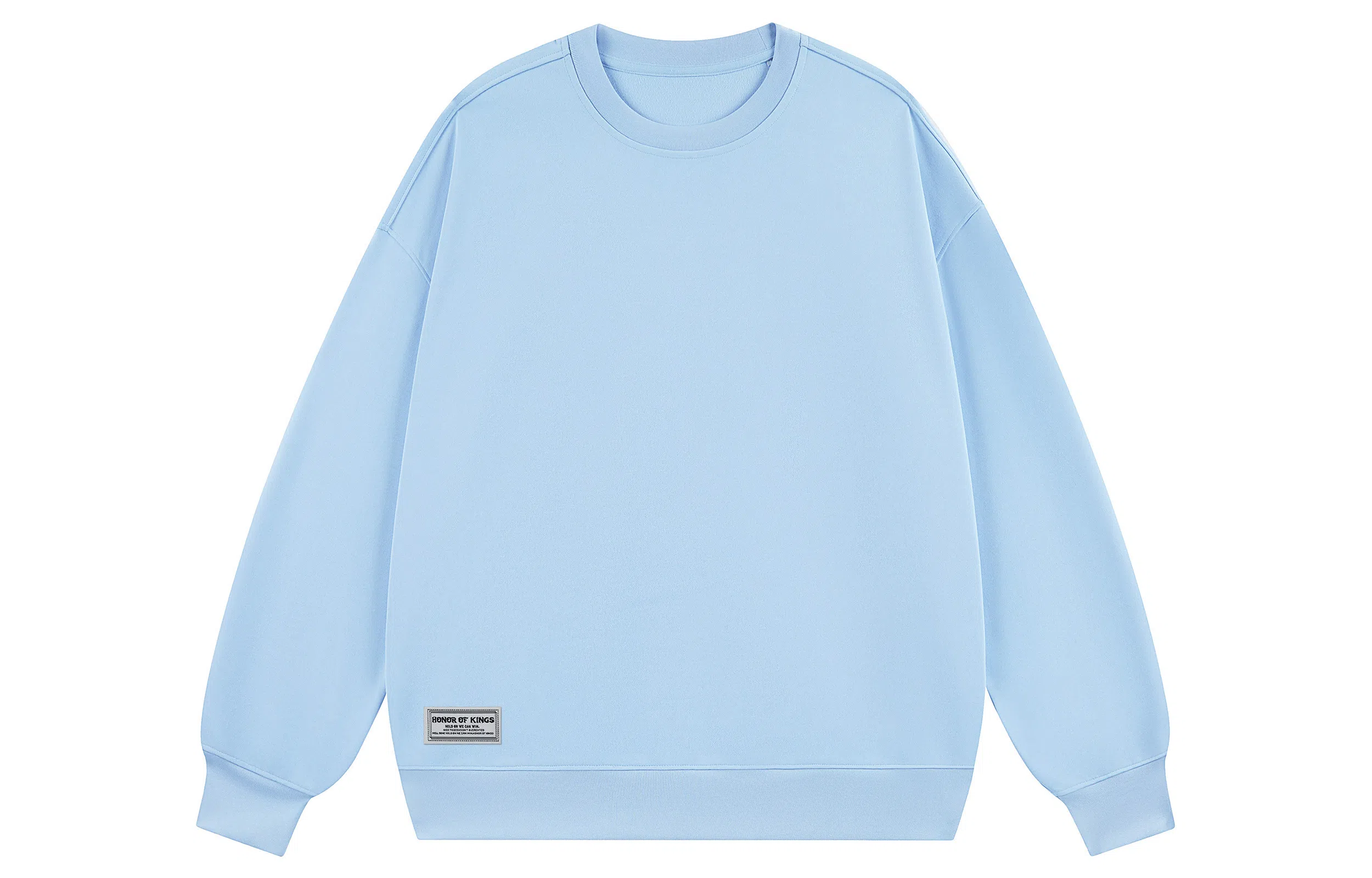 王者荣耀 英文字母美式高街落肩款宽松舒适透气帅帅青少年无性别百搭时尚潮流圆领卫衣 标语款 男女同款