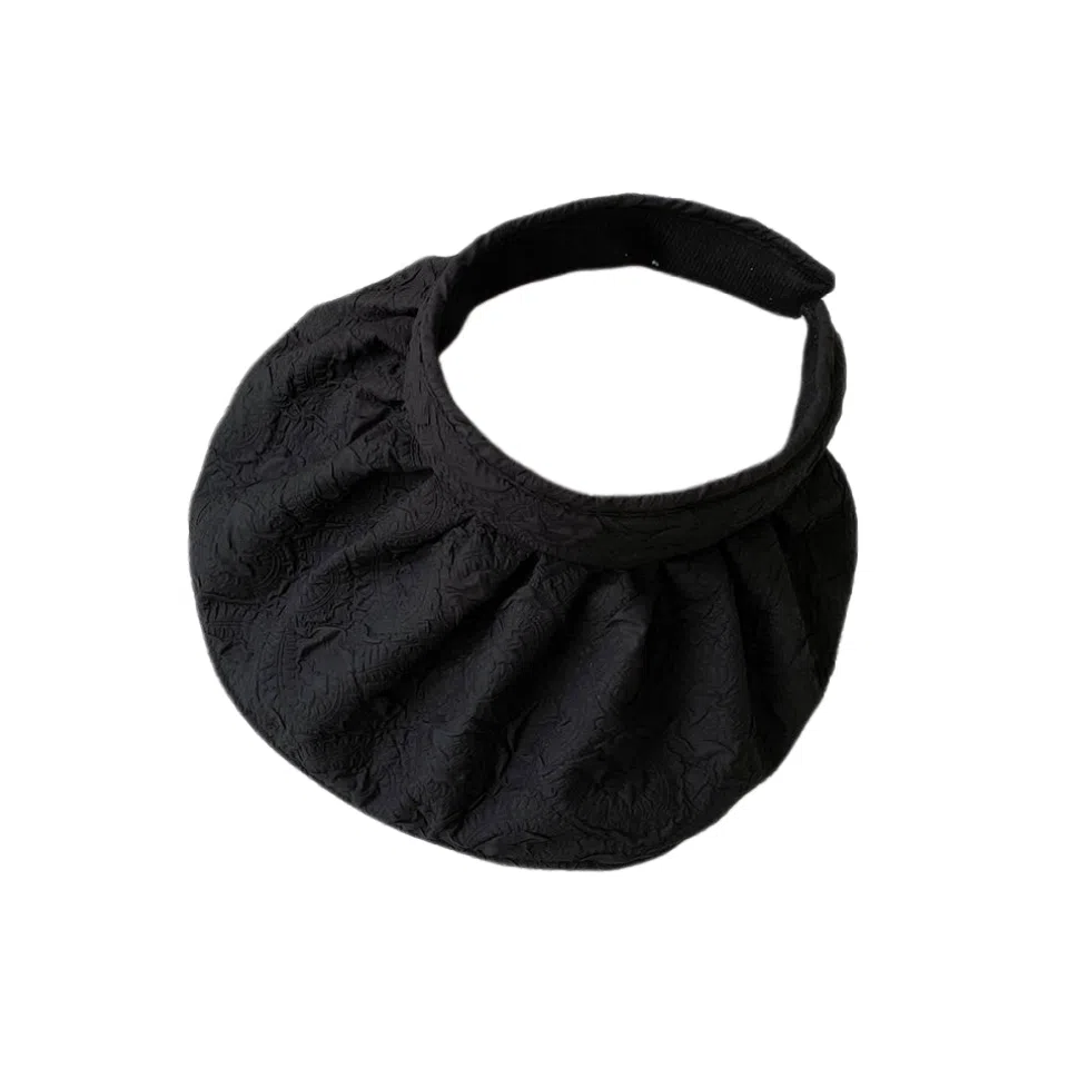 图涂丫 空顶防紫外线帽遮阳百搭时尚高颜值大檐 涤纶 防晒帽 男女同款情侣款