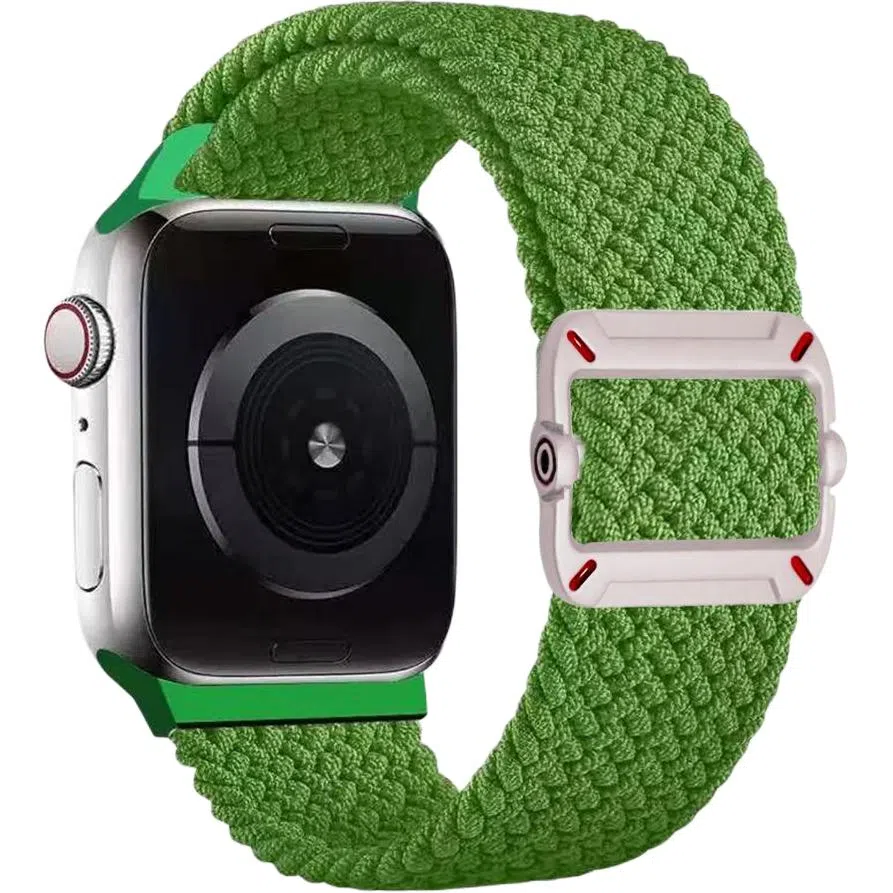 亿祈发 表带 苹果适用 尼龙材质 编织尼龙透气腕带男女通用