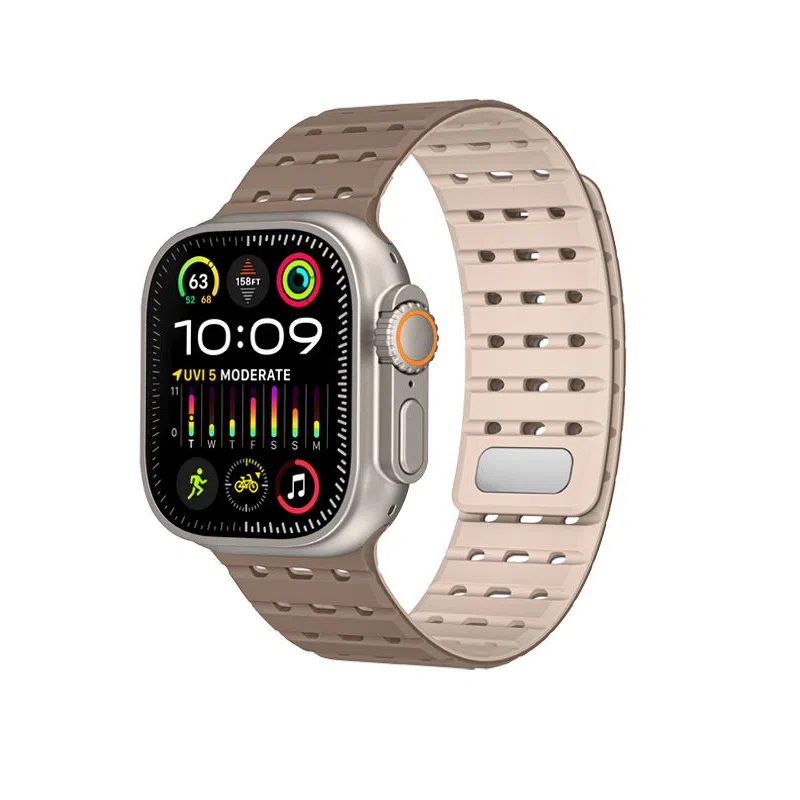 亿祈发 苹果适用 手表表带 硅胶材质 时尚百搭男女通用