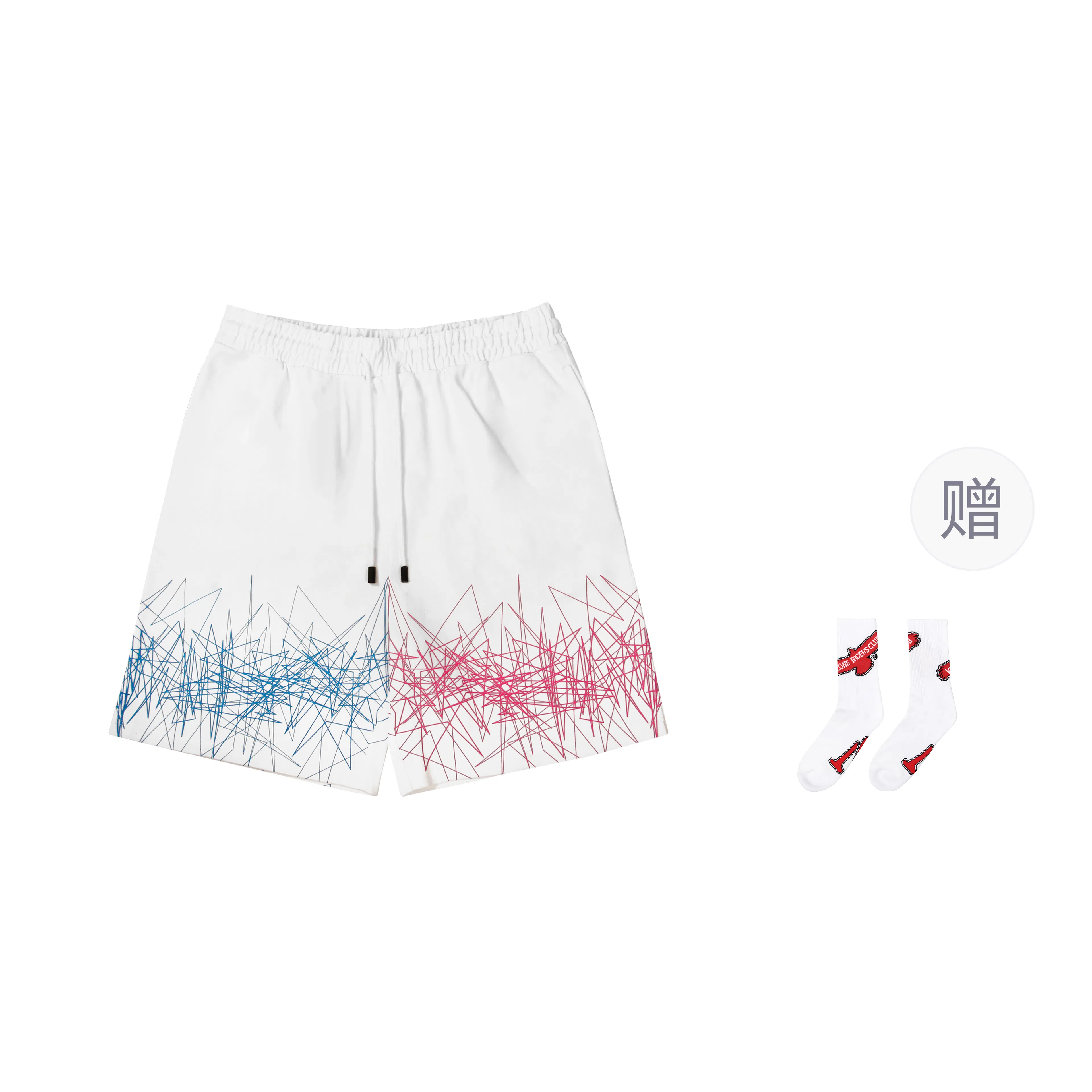 VLONE Logo Print Knit Shorts