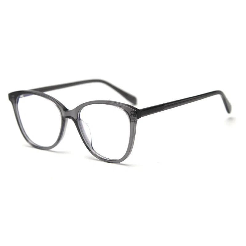 山一丸 日韩半框近视框潮文艺复古平光 金属 椭圆形 光学镜架 男女同款情侣款