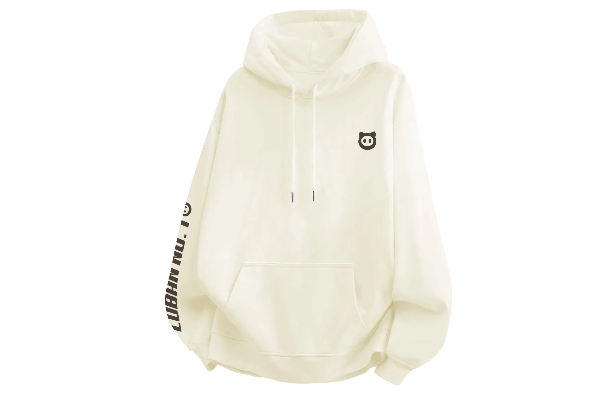 王者荣耀 美式人物字母长袖落肩款宽松舒适透气运动日常通勤百搭时尚连帽卫衣 鲁班七号款 男女同款