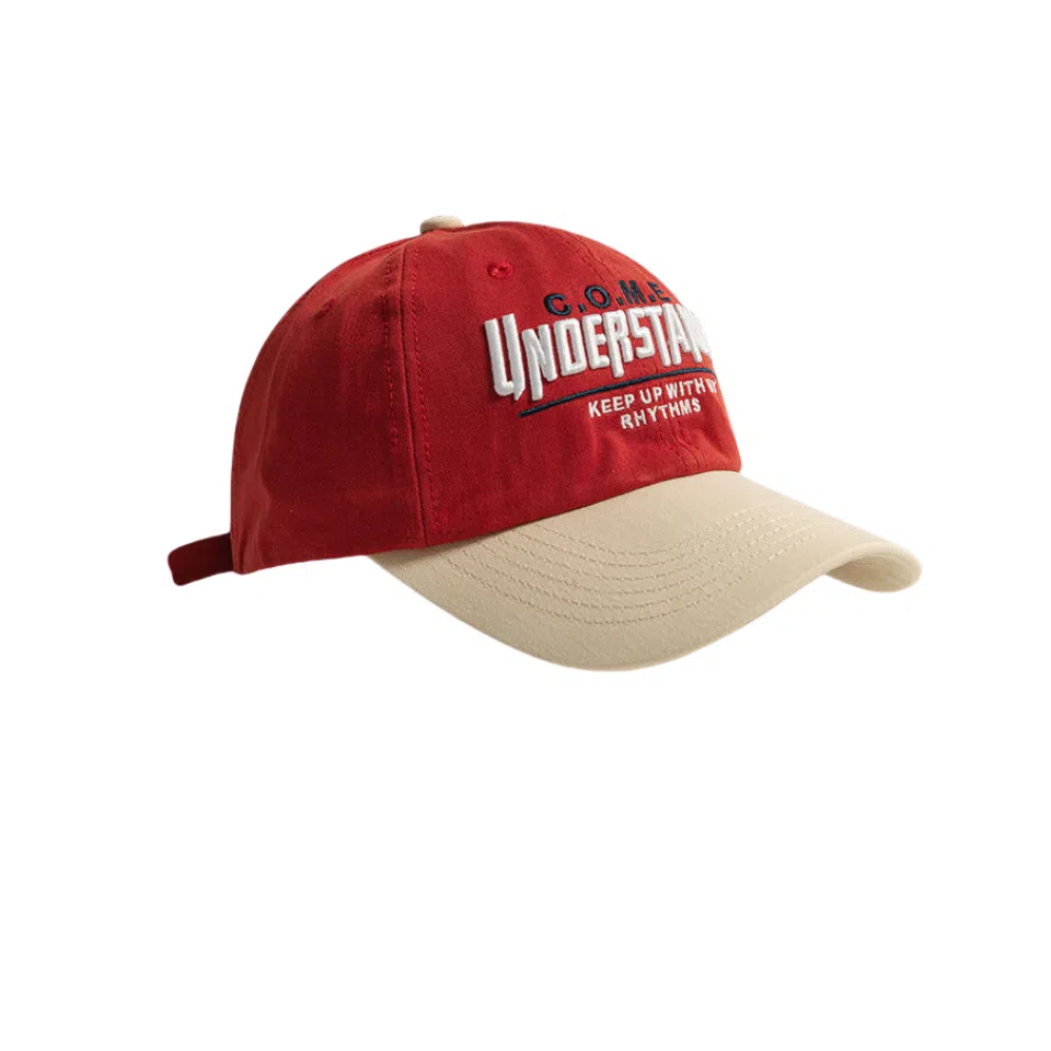 图涂丫 拼色款百搭刺绣撞色运动潮帽 涤纶 鸭舌帽 男女同款情侣款